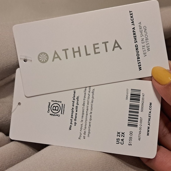 Athleta Westbound Sherpa Lined Modal Jacket New With Tag - Picture 15 of 16
